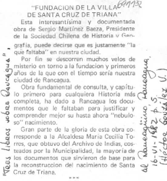 Fundación de la Villa de Santa Cruz de Triana