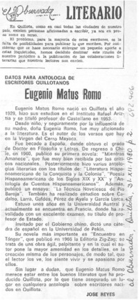 Eugenio Matus Romo