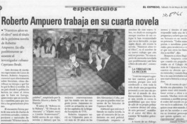 Roberto Ampuero trabaja en su cuarta novela  [artículo] Daniela Di Prima C.