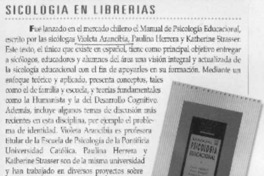 Sicología en librerías  [artículo].