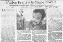 Carlos Franz y la mejor novela  [artículo].