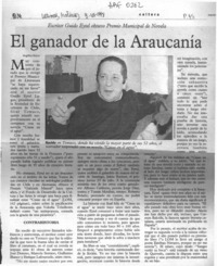 El ganador de la Araucanía  [artículo] Angélica Rivera.