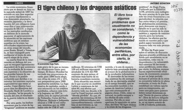 El tigre chileno y los dragones asiaticos  [artículo] Jacobo Schatan.