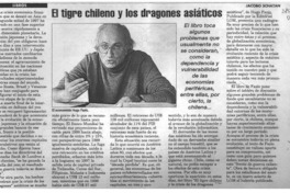 El tigre chileno y los dragones asiaticos  [artículo] Jacobo Schatan.