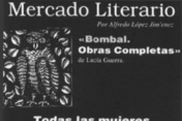 Bombal, "Obras completas"