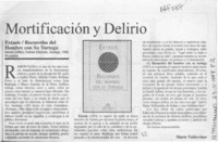 Mortificación y delirio  [artículo] Mario Valdovinos.