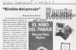 "El Niño del pasaje"  [artículo].