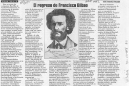 El regreso de Francisco Bilbao  [artículo] José Miguel Insulza.