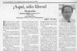 Memorias  [artículo] Jorge Abasolo Aravena.