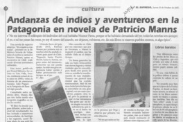 Andanzas de indios y aventureros en la Patagonia en novela de Patricio Manns  [artículo].