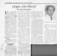 El viudo Ramírez  [artículo] Jorge Abasolo Aravena.