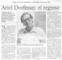 Ariel Dorfman, el regreso