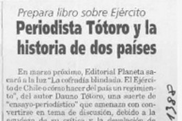 Periodista Tótoro y la historia de dos países  [artículo].