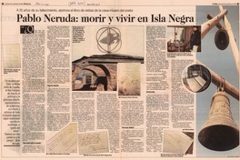 Pablo Neruda, morir y vivir en Isla Negra