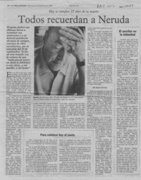 Todos recuerdan a Neruda