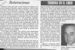 Reiteraciones  [artículo] Jaime Miguel Gómez Rogers.