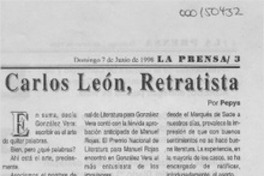 Carlos León, retratista  [artículo] Pepys.