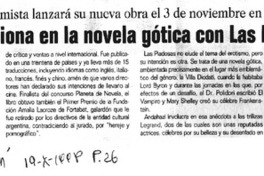 Andahazi incursiona en la novela gótica con Las Piadosas  [artículo].
