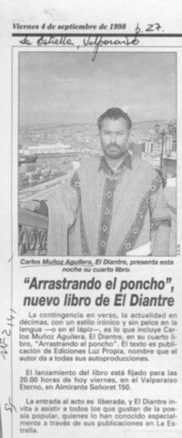 "Arrastrando el poncho" nuevo libro de El Diantre  [artículo].