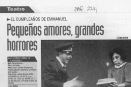 Pequeños amores, grandes horrores  [artículo] Leopoldo Pulgar I.