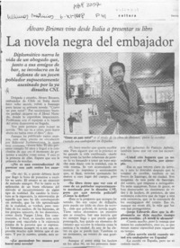 La novela negra del embajador  [artículo].