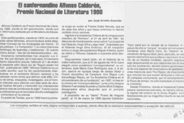El sanfernandino Alfonso Calderón, Premio Nacional de Literatura 1998  [artículo] José Arraño Acevedo.