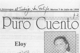 Eloy  [artículo] Tomás Soto Aguirre.