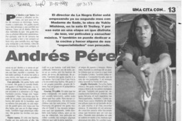 Andrés Pérez  [artículo].