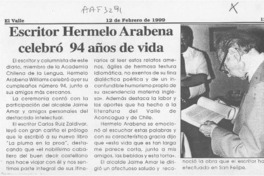 Escritor Hermelo Arabena celebró 94 años de vida