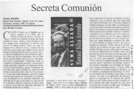 Secreta comunión  [artículo] Bruno Cuneo.