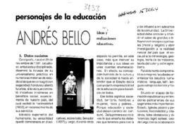 Andrés Bello  [artículo] Juan Antonio Massone.