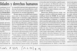Realidades y derechos humanos  [artículo] Antonio J. Salgado.