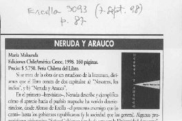 Neruda y Arauco  [artículo] Floridor Pérez.