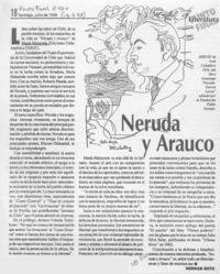Neruda y Arauco  [artículo] Hernán Soto.
