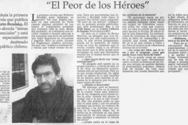 "El peor de los héroes"  [artículo].