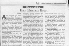Hans Ehrmann Ewart  [artículo] Filebo.