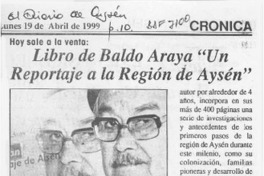 Libro de Baldo Araya "Un reportaje a la Región de Aysén"  [artículo].