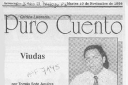 Viudas  [artículo] Tomás Soto Aguirre.