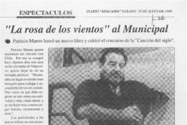 "La rosa de los vientos" al Municipal  [artículo].