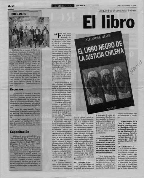 El libro prohibido  [artículo] Mauro Robles Torres.