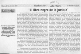 "El libro negro de la justicia"  [artículo] T. C.