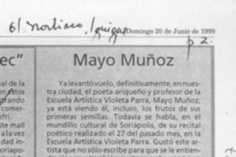 Mayo Muñoz  [artículo].