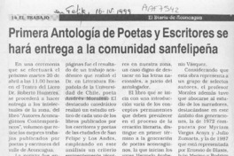 Primera antología de poetas y escritores se hará entrega a la comunidad sanfelipeña  [artículo].