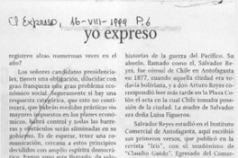 Salvador Reyes  [artículo] Hernán Navarrete.