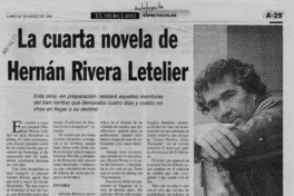 La Cuarta novela de Hernán Rivera Letelier  [artículo].