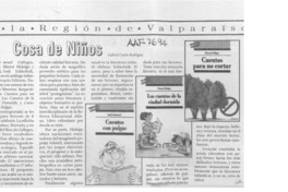 Cosa de niños  [artículo] Gabriel Castro Rodríguez.
