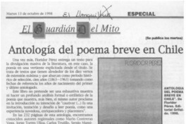 Antología del poema breve en Chile  [artículo] Hernán Rivera Letelier.