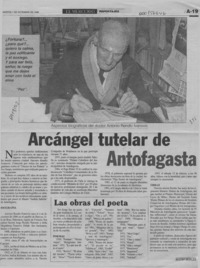 Arcángel tutelar de Antofagasta  [artículo] Mauro Robles.
