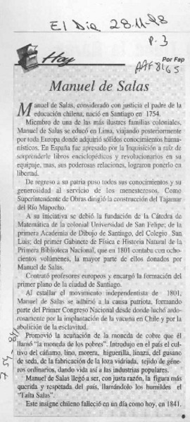 Manuel de Salas  [artículo] Fap.