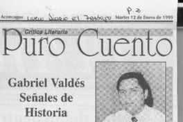 Gabriel Valdés, señales de historia  [artículo] Tomás Soto Aguirre.